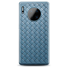 Silikon Hülle Handyhülle Gummi Schutzhülle Leder Tasche D01 für Huawei Mate 30 Pro Hellblau