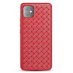 Silikon Hülle Handyhülle Gummi Schutzhülle Leder Tasche für Apple iPhone 11 Rot