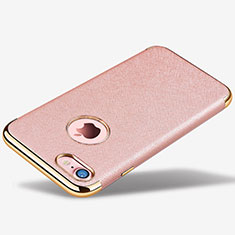 Silikon Hülle Handyhülle Gummi Schutzhülle Leder Tasche für Apple iPhone SE (2020) Rosegold