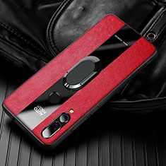 Silikon Hülle Handyhülle Gummi Schutzhülle Leder Tasche für Huawei Honor 20 Lite Rot