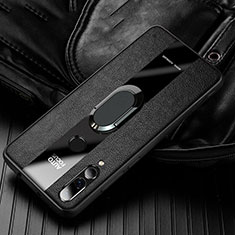 Silikon Hülle Handyhülle Gummi Schutzhülle Leder Tasche für Huawei Honor 20E Schwarz