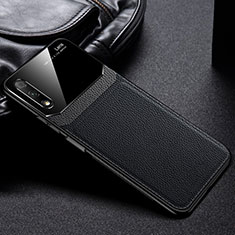 Silikon Hülle Handyhülle Gummi Schutzhülle Leder Tasche für Huawei Honor 9X Schwarz