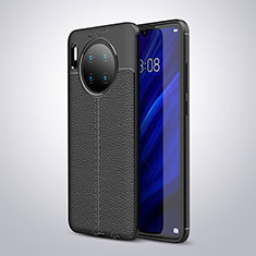 Silikon Hülle Handyhülle Gummi Schutzhülle Leder Tasche für Huawei Mate 30 5G Schwarz