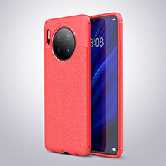 Silikon Hülle Handyhülle Gummi Schutzhülle Leder Tasche für Huawei Mate 30 Pro 5G Rot