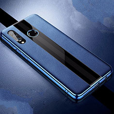 Silikon Hülle Handyhülle Gummi Schutzhülle Leder Tasche für Huawei P30 Lite Blau