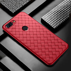 Silikon Hülle Handyhülle Gummi Schutzhülle Leder Tasche für OnePlus 5T A5010 Rot