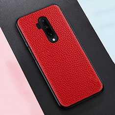 Silikon Hülle Handyhülle Gummi Schutzhülle Leder Tasche für OnePlus 7T Pro 5G Rot