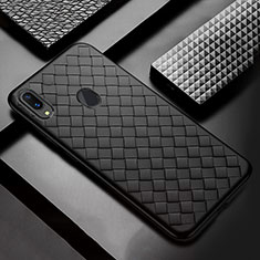 Silikon Hülle Handyhülle Gummi Schutzhülle Leder Tasche für Samsung Galaxy A20 Schwarz