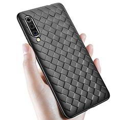 Silikon Hülle Handyhülle Gummi Schutzhülle Leder Tasche für Samsung Galaxy A70S Schwarz