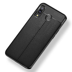Silikon Hülle Handyhülle Gummi Schutzhülle Leder Tasche für Samsung Galaxy A8 Star Schwarz