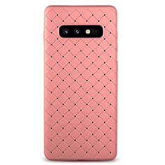 Silikon Hülle Handyhülle Gummi Schutzhülle Leder Tasche für Samsung Galaxy S10e Rosegold