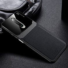 Silikon Hülle Handyhülle Gummi Schutzhülle Leder Tasche für Xiaomi Poco X2 Schwarz