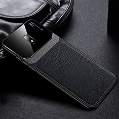 Silikon Hülle Handyhülle Gummi Schutzhülle Leder Tasche für Xiaomi Redmi 8A Schwarz