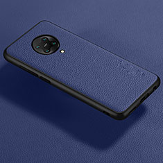 Silikon Hülle Handyhülle Gummi Schutzhülle Leder Tasche für Xiaomi Redmi K30 Pro 5G Blau