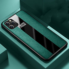 Silikon Hülle Handyhülle Gummi Schutzhülle Leder Tasche H01 für Apple iPhone 11 Pro Grün