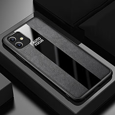 Silikon Hülle Handyhülle Gummi Schutzhülle Leder Tasche H01 für Apple iPhone 11 Schwarz