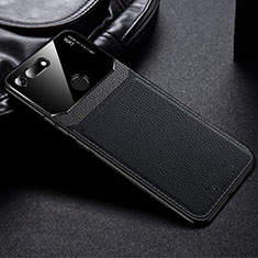 Silikon Hülle Handyhülle Gummi Schutzhülle Leder Tasche H01 für Huawei Honor View 20 Schwarz