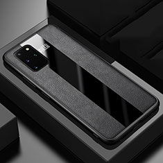 Silikon Hülle Handyhülle Gummi Schutzhülle Leder Tasche H02 für Samsung Galaxy S20 Plus 5G Schwarz