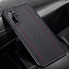 Silikon Hülle Handyhülle Gummi Schutzhülle Leder Tasche H04 für Huawei P30 Pro New Edition Schwarz