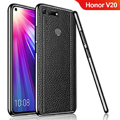 Silikon Hülle Handyhülle Gummi Schutzhülle Leder Tasche M02 für Huawei Honor View 20 Schwarz