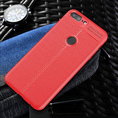 Silikon Hülle Handyhülle Gummi Schutzhülle Leder Tasche S01 für OnePlus 5T A5010 Rot