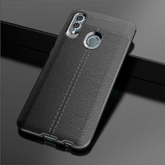 Silikon Hülle Handyhülle Gummi Schutzhülle Leder Tasche S03 für Huawei Honor 10 Lite Schwarz