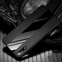 Silikon Hülle Handyhülle Gummi Schutzhülle Leder Tasche S05 für Huawei Honor 9X Schwarz