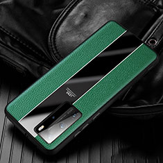 Silikon Hülle Handyhülle Gummi Schutzhülle Leder Tasche S05 für Huawei P40 Pro Grün