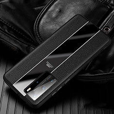 Silikon Hülle Handyhülle Gummi Schutzhülle Leder Tasche S05 für Huawei P40 Pro Schwarz