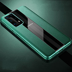 Silikon Hülle Handyhülle Gummi Schutzhülle Leder Tasche S06 für Huawei P40 Pro+ Plus Grün