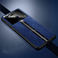 Silikon Hülle Handyhülle Gummi Schutzhülle Leder Tasche Z01 für Huawei Honor V20 Blau