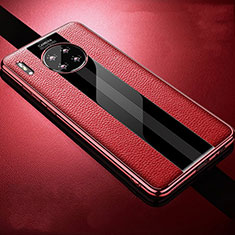 Silikon Hülle Handyhülle Gummi Schutzhülle Leder Tasche Z01 für Huawei Mate 30 Pro 5G Rot
