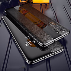 Silikon Hülle Handyhülle Gummi Schutzhülle Leder Tasche Z01 für Huawei P30 Pro New Edition Schwarz