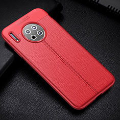 Silikon Hülle Handyhülle Gummi Schutzhülle Leder Tasche Z03 für Huawei Mate 30 Pro Rot