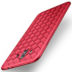Silikon Hülle Handyhülle Gummi Schutzhülle Tasche Köper für Huawei Mate 10 Rot