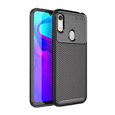 Silikon Hülle Handyhülle Gummi Schutzhülle Tasche Köper für Huawei Y6 Prime (2019) Schwarz