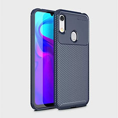 Silikon Hülle Handyhülle Gummi Schutzhülle Tasche Köper für Huawei Y6 Pro (2019) Blau
