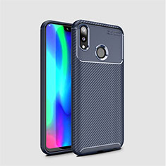 Silikon Hülle Handyhülle Gummi Schutzhülle Tasche Köper für Huawei Y7 (2019) Blau