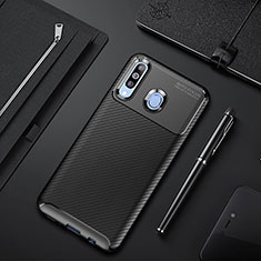 Silikon Hülle Handyhülle Gummi Schutzhülle Tasche Köper für Samsung Galaxy M40 Schwarz