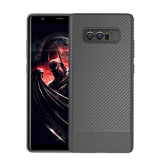 Silikon Hülle Handyhülle Gummi Schutzhülle Tasche Köper für Samsung Galaxy Note 8 Duos N950F Grau
