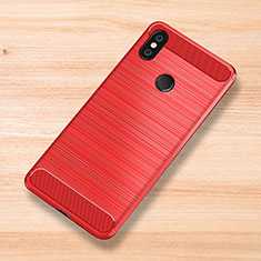 Silikon Hülle Handyhülle Gummi Schutzhülle Tasche Köper für Xiaomi Mi Mix 3 Rot