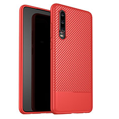 Silikon Hülle Handyhülle Gummi Schutzhülle Tasche Köper G02 für Huawei P30 Rot