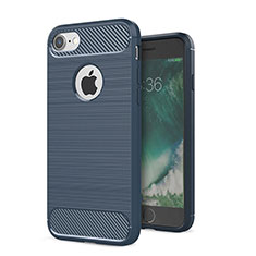 Silikon Hülle Handyhülle Gummi Schutzhülle Tasche Köper S01 für Apple iPhone SE (2020) Blau