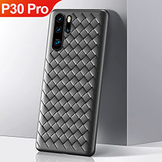 Silikon Hülle Handyhülle Gummi Schutzhülle Tasche Köper S01 für Huawei P30 Pro New Edition Schwarz