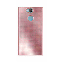 Silikon Hülle Handyhülle Gummi Schutzhülle Tasche Köper S01 für Sony Xperia XA2 Ultra Rosegold