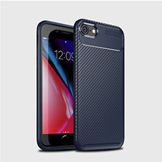 Silikon Hülle Handyhülle Gummi Schutzhülle Tasche Köper S02 für Apple iPhone SE3 (2022) Blau