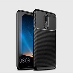 Silikon Hülle Handyhülle Gummi Schutzhülle Tasche Köper S03 für Huawei Nova 2i Schwarz