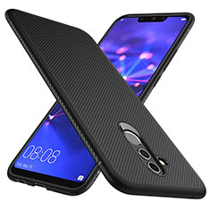 Silikon Hülle Handyhülle Gummi Schutzhülle Tasche Köper S05 für Huawei Mate 20 Lite Schwarz