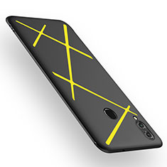Silikon Hülle Handyhülle Gummi Schutzhülle Tasche Köper T02 für Huawei Honor 8X Gelb