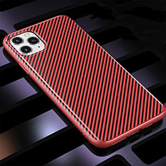 Silikon Hülle Handyhülle Gummi Schutzhülle Tasche Köper Y01 für Apple iPhone 11 Pro Max Rot